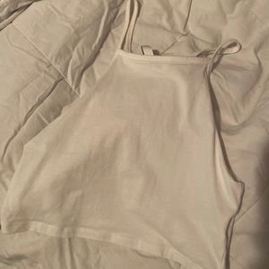 White Crop Top